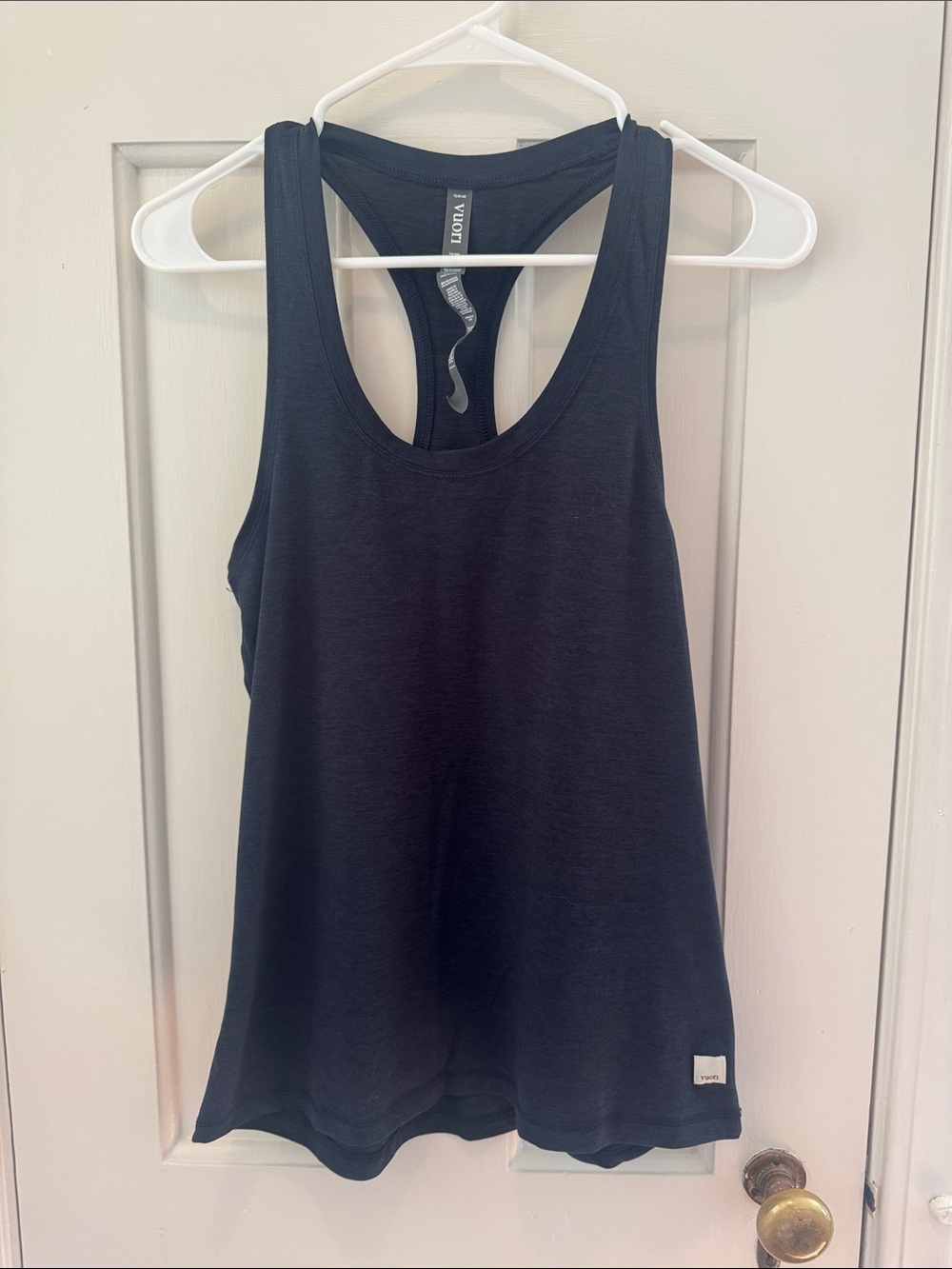 Vuori Black Racerback Tank Top